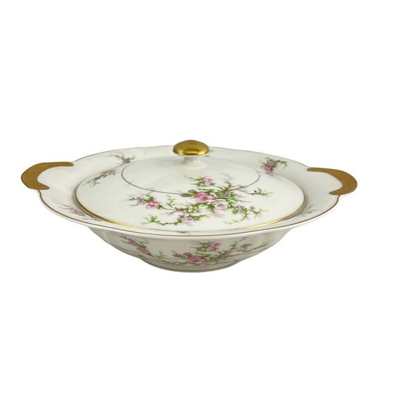 Theodore Haviland, NY ROSALINDE 10” Round Covered Serving Bowl - Picture 3 of 9